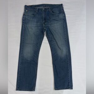 559 Levi's Blue Straight Jeans Classic Denim Style